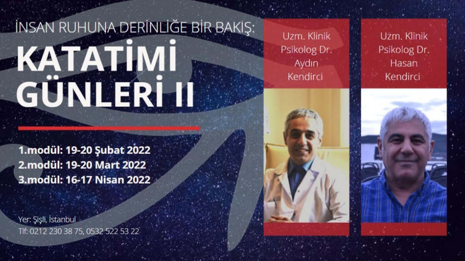 Katatimi Eğitimleri Başlıyor - İstanbul Hipnoterapi